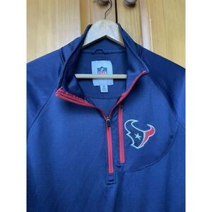 Houston Texans NFL 1/4 Zip Athletic Sweatshirt Men’s Medium